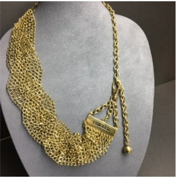 Chicos Mesh Chain Belt 36\